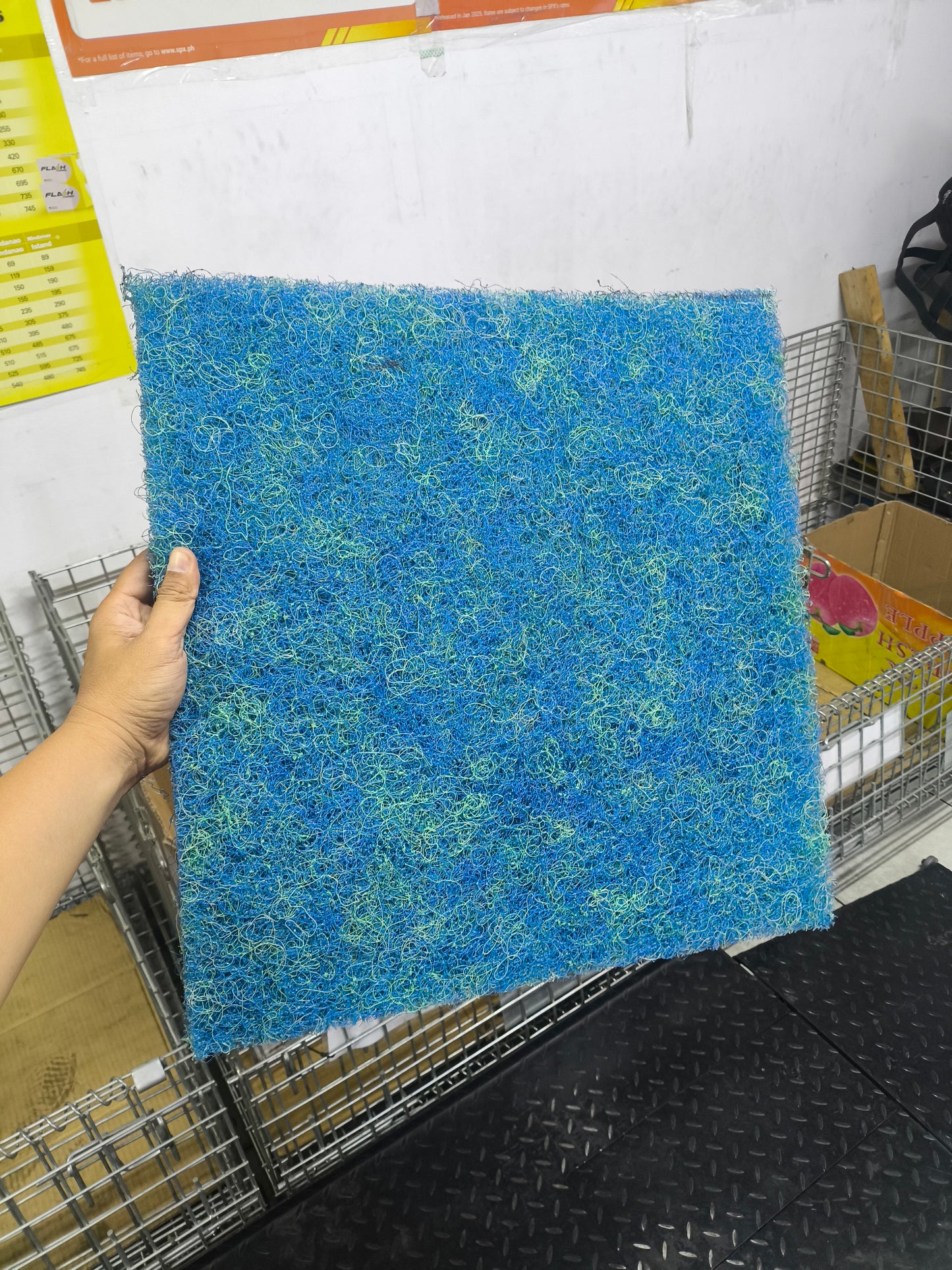 Japanese Matting Jap Mat/Japmat Blue/Green Color Mechanical Filter for Aquarium and Pond Filter Filtration