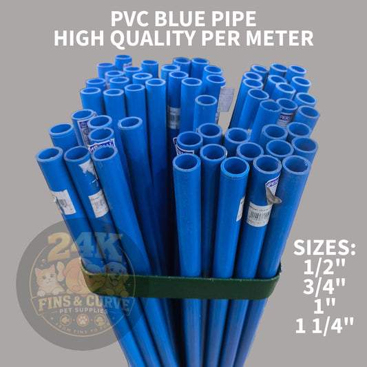 Blue Pipe PVC Per Meter (20mm, 25mm, 32mm, 40mm) for Plumbing, Water Line, Aquarium, Sump, Pump, Garden, ETC